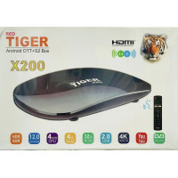 Tiger X200 Hybrid Android + Satellite dual band wifi bluetooth Box 