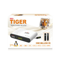 Tiger One Million V6 4K Dual Band Satellite Receiver