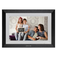 Green Lion Digital Picture Frame Touch Screen Display 10.1 Inch - Wooden