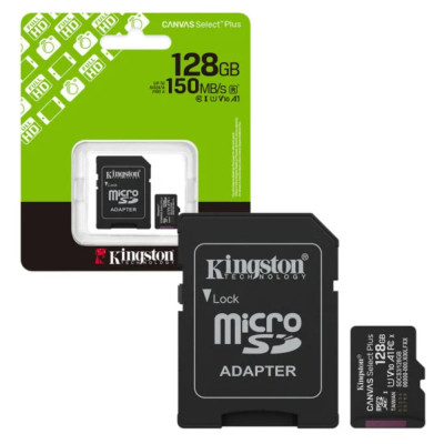 KINGSTON MEMORY MICRO SD 128GB CLASS 10 KINGSTON MEMORY MICRO SD 128GB CLASS 10