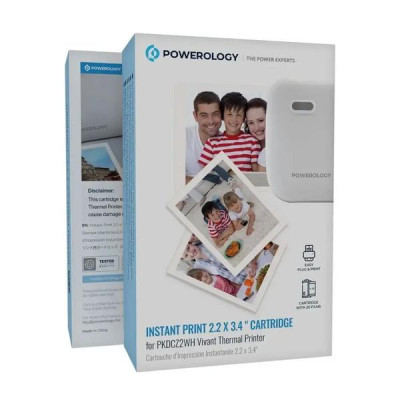Powerology 20 Instant Print 2.2×3.4" Thermal Paper Pack Powerology 20 Instant Print 2.2×3.4" Thermal Paper Pack