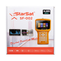 StarSat SF-002 Satellite Finder with 4.3″ TFT LCD, LED Torch, DVB-S/S2, CCTV Testing, USB, Multi Media, Spectrum Analyzer & Multi-Lingual UI