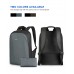 Anti theft 15.6″ Laptop Backpacks Large Capacity USB  Charging TSA Lock Multifunction Business Fashion Backpack with a FREE STORAGE BAG 