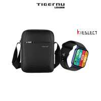 Tigernu high quality cross body bag and kieslect amoled smart ks mini watch bundle